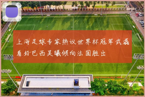 上海足球专家热议世界杯冠军武磊看好巴西吴曦倾向法国胜出